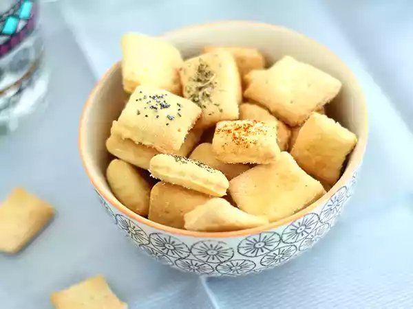 Receita Biscoito aperitivo caseiro