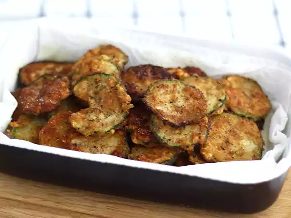 Receita Chips de curgete / abobrinha
