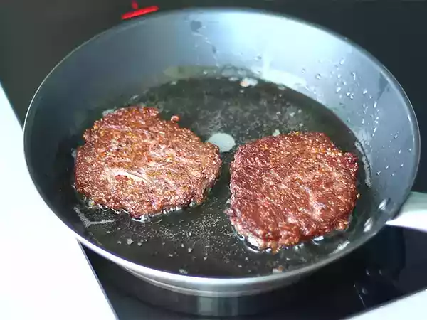 Receita steak / hamburguer vegetariano feito de feijão