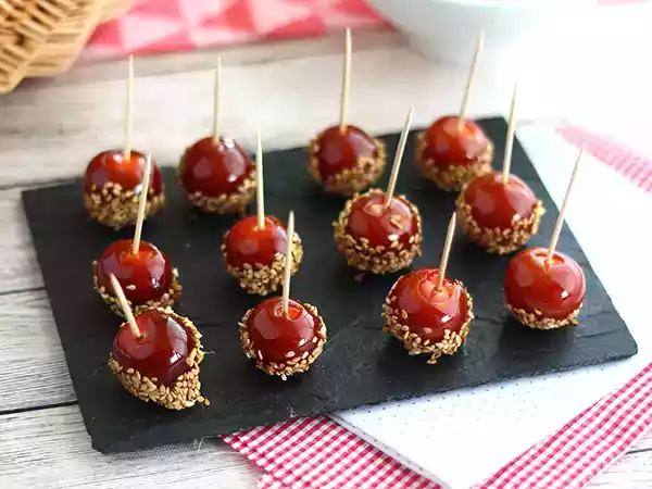 Receita Tomates do amor / tomates caramelizados