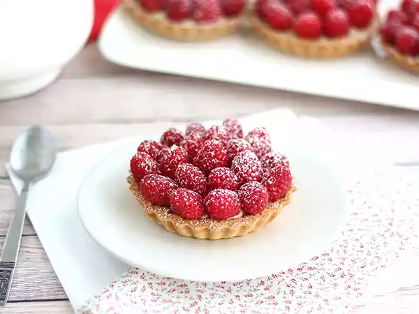 Receita Tartelete ou mini torta de framboesa