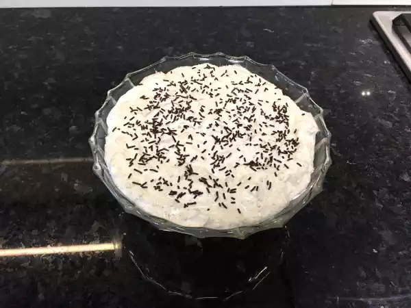 Receita Serradura de bolacha maria