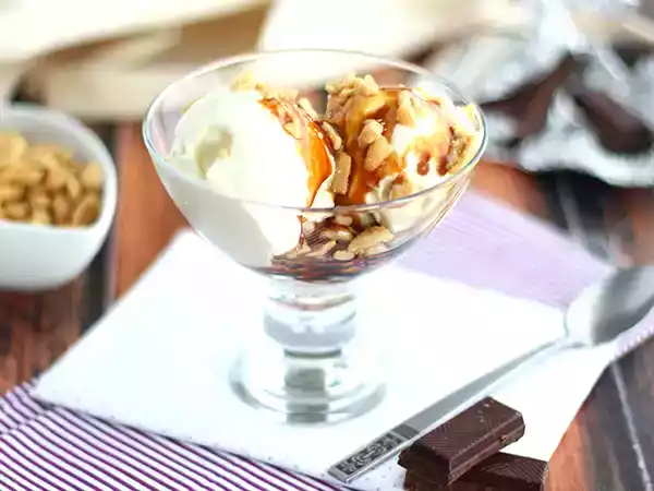 Receita Sundae, o sorvete americano