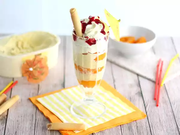 Receita Pêssego melba, um sorvete francês