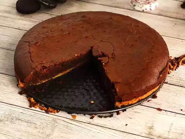 Receita Brownie de manteiga de amendoim e biscoito oreo