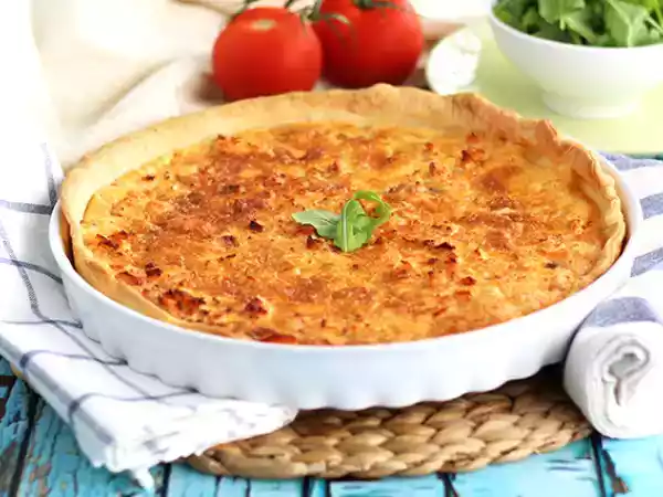 Receita Quiche de salmão fácil e rápido