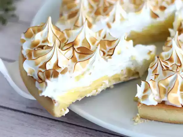Receita Tarte de limão e merengue, passo a passo