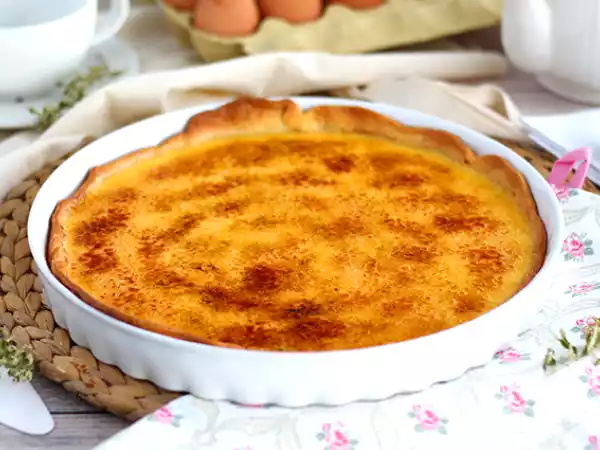 Receita Tarte/torta de creme brûlée