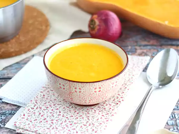 Receita Creme de abóbora manteiga/butternut