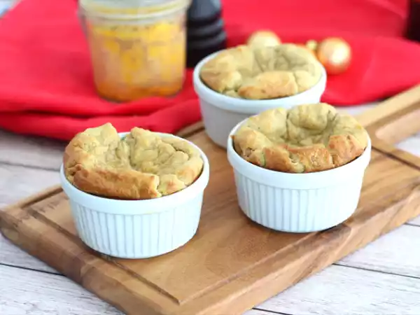 Receita Suflê de foie gras / soufflé