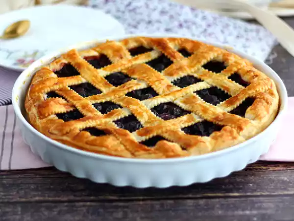 Receita Tarte folhada de cerejas