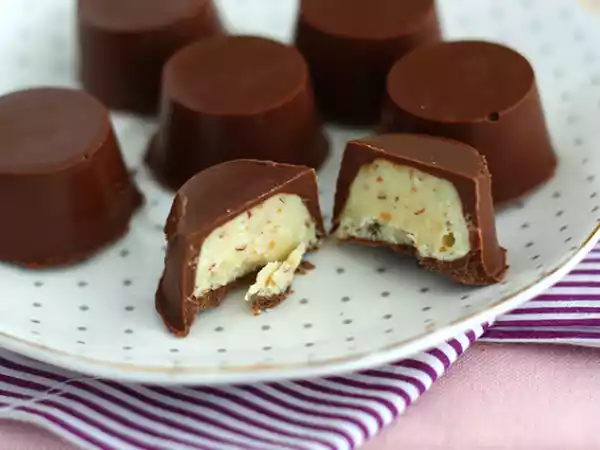 Receita Bombons do tipo kinder shocko-bons