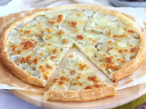 Receita Torta de topinambos (girassol batateiro)