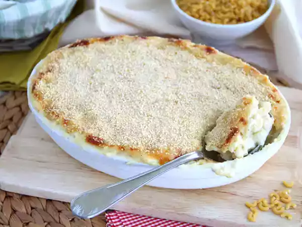 Receita Mac and cheese, o macarrão gratinado americano