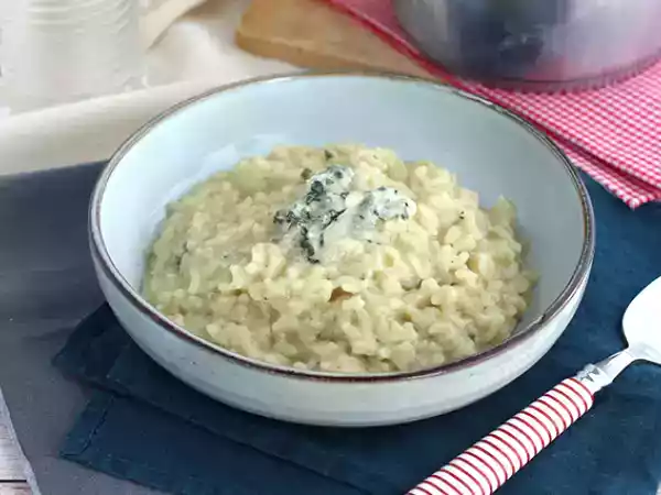 Receita Risotto de roquefort