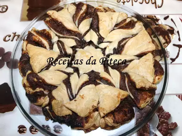 Receita Estrela de nutella