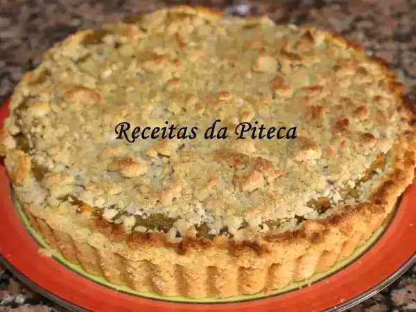 Receita Tarte de batata doce com streusel