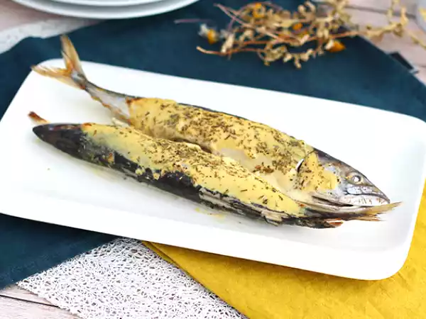 Receita Cavalas (peixe) na mostarda