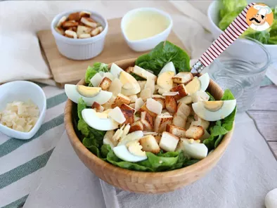 Receita Salada caesar (salada césar)
