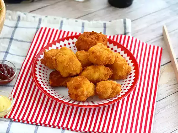 Receita Croquetes de macarrão com fiambre e queijo