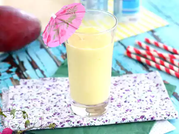 Receita Lassi de manga (batido de manga)