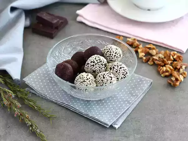 Receita Energy balls de tâmaras (bolas energéticas)