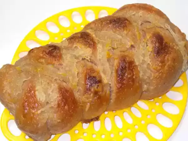 Receita Trança doce com chila