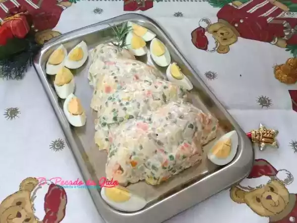 Receita Salada russa de natal