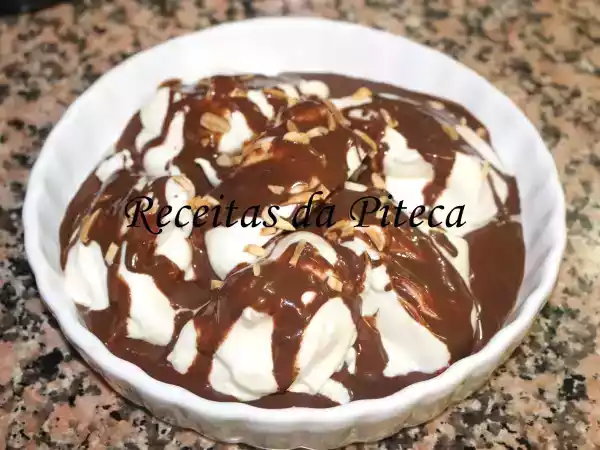 Receita Farófias com chocolate no microondas