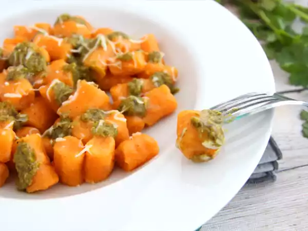 Receita Nhoque de batata doce (gnocchi fácil)