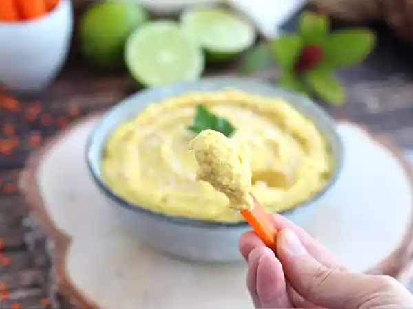 Receita Patê de lentilhas vermelhas