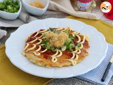 Receita Okonomiyaki - omelete japonesa