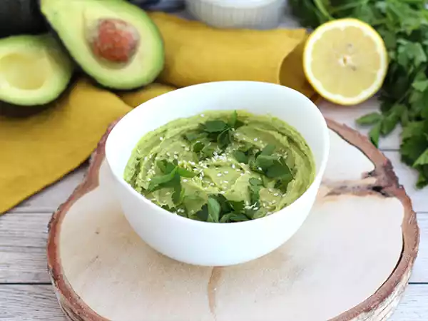Receita Patê de abacate (homus de abacate)
