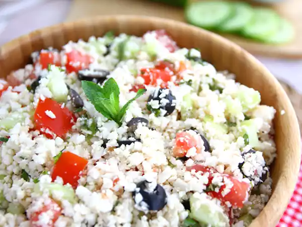 Receita Tabule de couve-flor