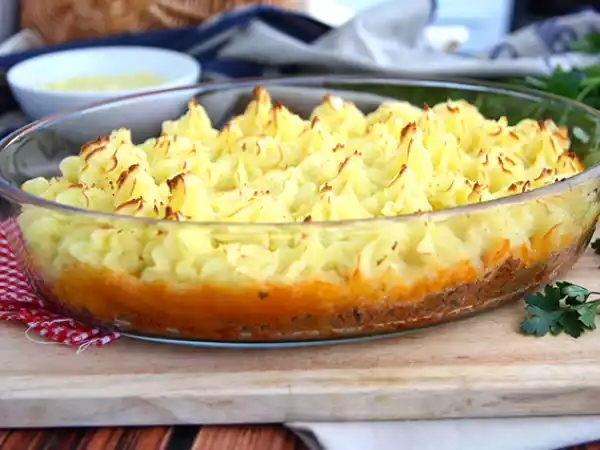 Receita Empadão - escondidinho de carne