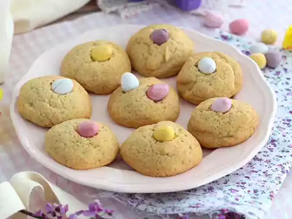 Receita Cookies de ovo de páscoa