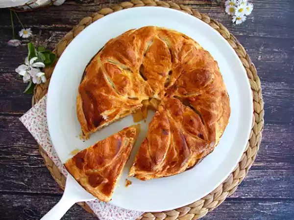 Receita Torta de maçã e canela