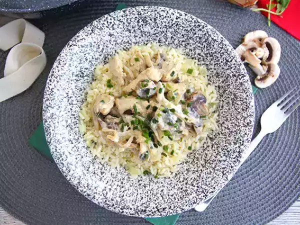 Receita Filé de frango ao creme de champignons
