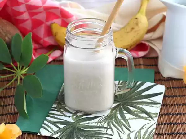 Receita Batido de banana (vegan)