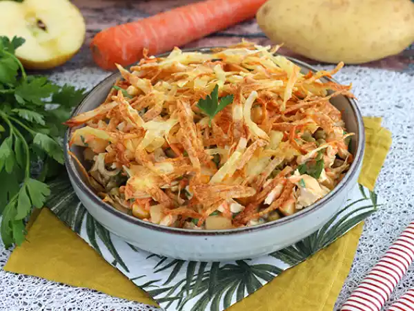 Receita Salpicão de frango (mais leve e saboroso)