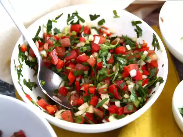 Receita Como fazer vinagrete?