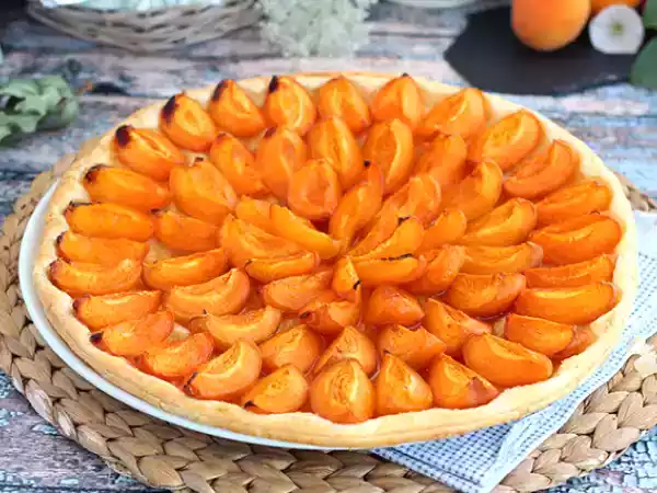 Receita Tarte de damasco fácil (alperce)