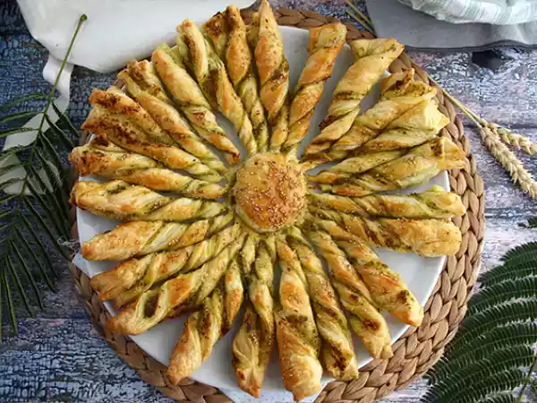 Receita Tarte sol com pesto
