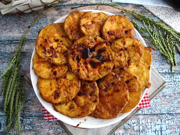Receita Tempura de berinjela