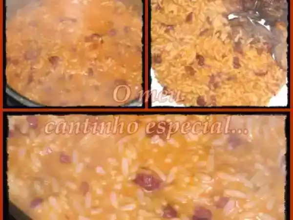 Receita Arroz de feijão com entrecosto