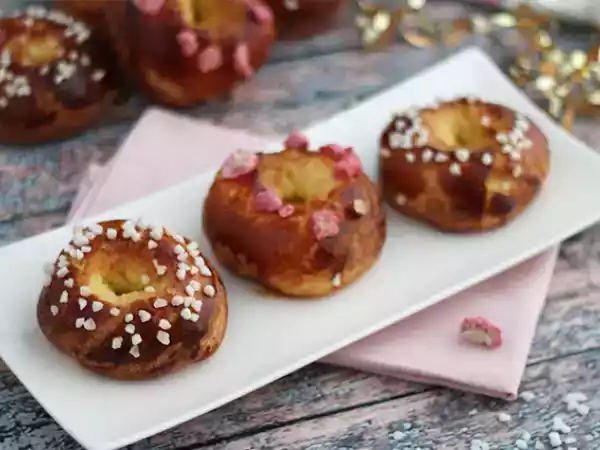 Receita Mini brioche dos reis