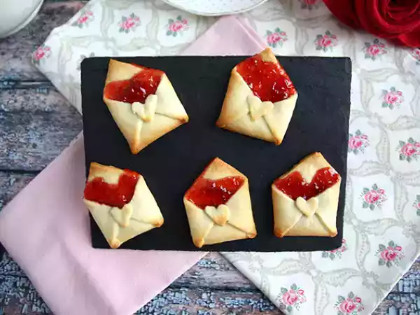 Receita Biscoito carta de amor