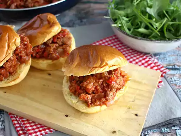 Receita Hambúrguer estilo sloppy joes
