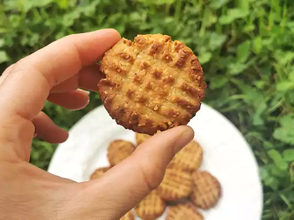 Receita Biscoito de amendoim (sem adição de açúcar)