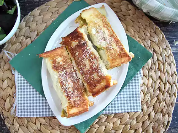 Receita Pão perdido ao pesto